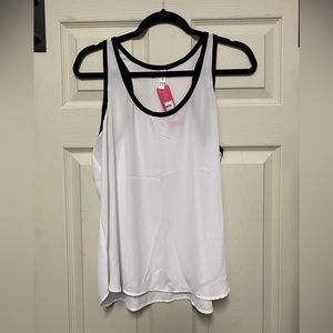 Women’s White and Black Xhilaration Tank